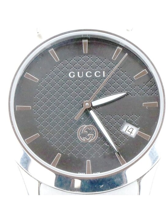 Gucci Timeless Watch Silver Color Quartz Black Dial main image 4
